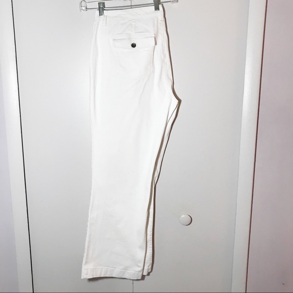 Eddie Bauer White Curvy Trouser Jean NWOT - Picture 3 of 7